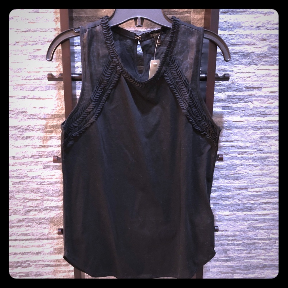 NWT J Crew black sleeveless top